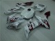 Blanco Rojo Llama Carenado Moto Yamaha R1 04-06 Blanco Rojo Llama Carenado Moto Yamaha R1 04-06