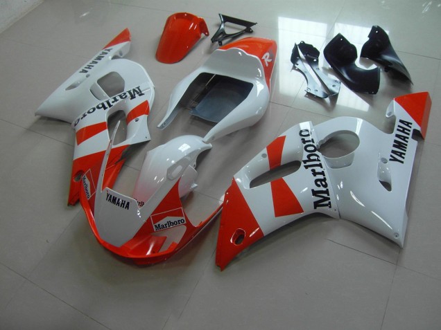 Blanco Rojo Marlboro Carenado Moto Yamaha R6 98-02 Blanco Rojo Marlboro Carenado Moto Yamaha R6 98-02