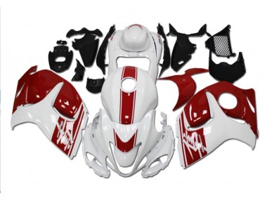 Blanco Rojo Moto Plástica Suzuki GSXR 1300 Hayabusa 08-19