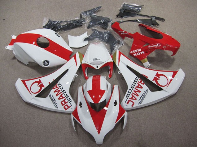 Blanco Rojo PRAMAC Carenado Moto Honda CBR 1000 RR 08-11 Blanco Rojo PRAMAC Carenado Moto Honda CBR 1000 RR 08-11