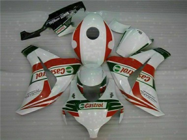 Blanco Rojo Plástica Moto Honda CBR 1000 RR 08-11