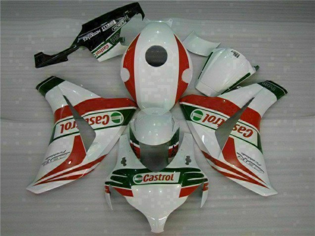 Blanco Rojo Plástica Moto Honda CBR 1000 RR 08-11 Blanco Rojo Plástica Moto Honda CBR 1000 RR 08-11