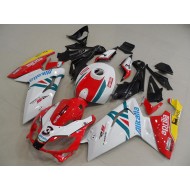 Blanco Rojo Verde Carenado Moto Aprilia RS 125 06-11