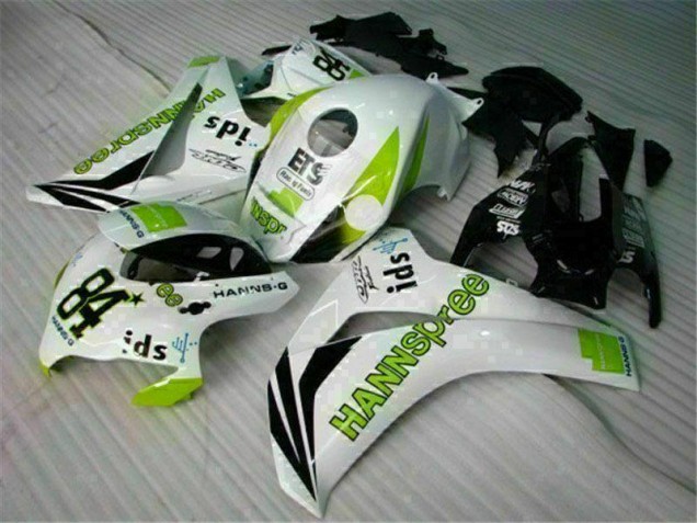 Blanco Verde Hannspree 84 Carenado Moto Honda CBR 1000 RR 08-11