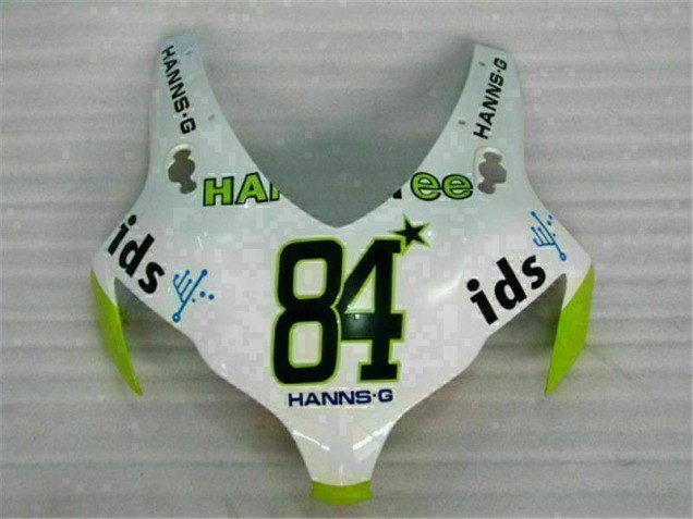Blanco Verde Hannspree 84 Carenado Moto Honda CBR 1000 RR 08-11