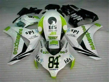 Blanco Verde Hannspree 84 Carenado Moto Honda CBR 1000 RR 08-11