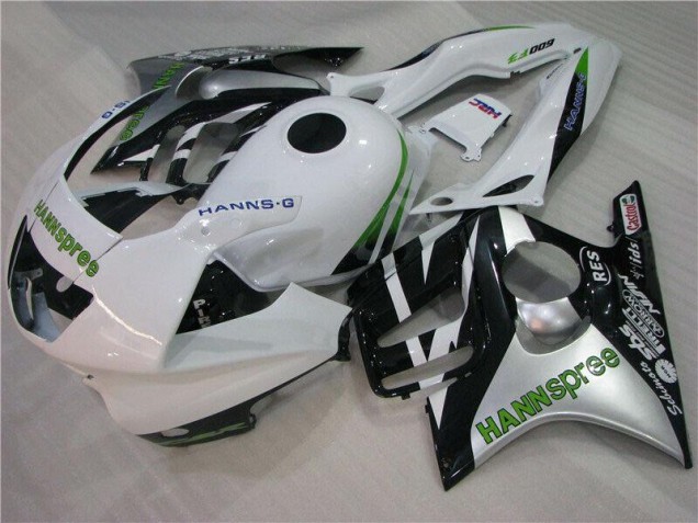 Blanco Verde Hannspree Carenado Moto Honda CBR 600 F3 95-98 Blanco Verde Hannspree Carenado Moto Honda CBR 600 F3 95-98