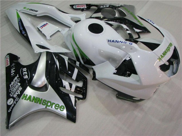 Blanco Verde Hannspree Carenado Moto Honda CBR 600 F3 95-98 Blanco Verde Hannspree Carenado Moto Honda CBR 600 F3 95-98
