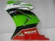 Blanco Verde Negro Ninja Carenado Moto Kawasaki EX250 08-12 Blanco Verde Negro Ninja Carenado Moto Kawasaki EX250 08-12