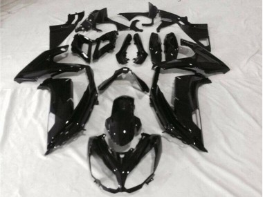Brillante Negro ABS Kits Carenado Moto Kawasaki EX650 12-16