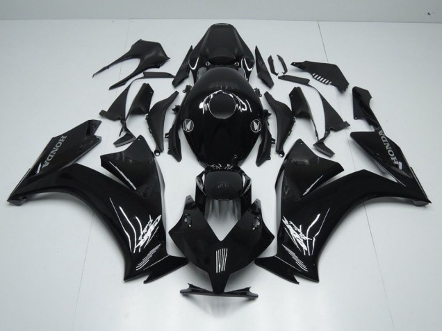 Brillante Negro ABS Moto Plástico Honda CBR 1000 RR 12-16 Brillante Negro ABS Moto Plástico Honda CBR 1000 RR 12-16