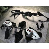 Brillante Negro Blanco Carenado Moto Kawasaki ZX9R 00-01