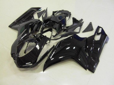 Brillante Negro Carenado Moto Ducati 848 1098 1198 07-14
