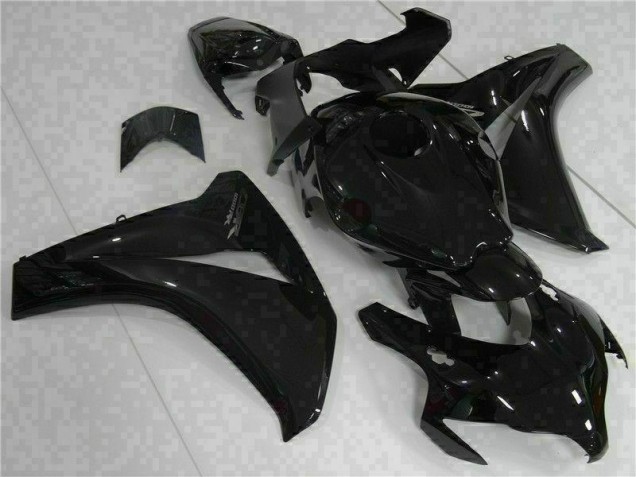 Brillante Negro Carenado Moto Honda CBR 1000 RR 08-11 Brillante Negro Carenado Moto Honda CBR 1000 RR 08-11