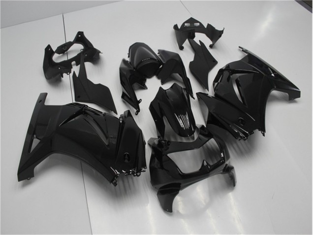 Brillante Negro Carenado Moto Kawasaki EX250 08-12 Brillante Negro Carenado Moto Kawasaki EX250 08-12