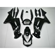 Brillante Negro Carenado Moto Kawasaki EX650 06-08