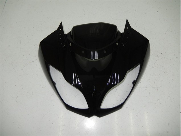 Brillante Negro Carenado Moto Kawasaki ZX6R 09-12 Brillante Negro Carenado Moto Kawasaki ZX6R 09-12