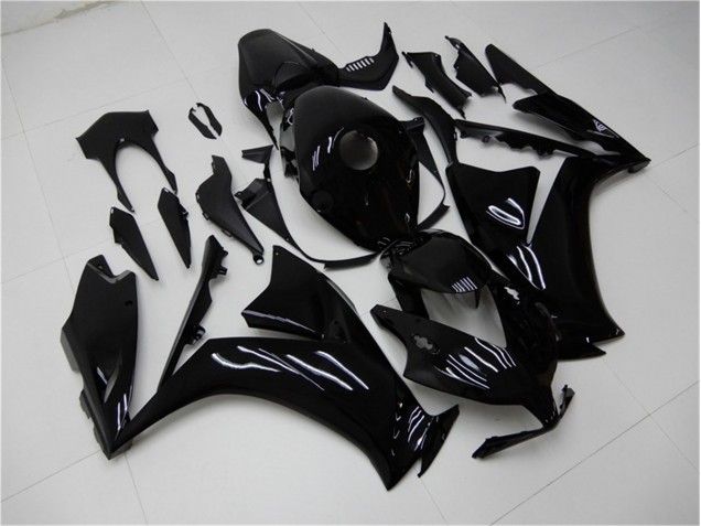 Brillante Negro Carenado & Plástico Moto Honda CBR 1000 RR 12-16 Brillante Negro Carenado & Plástico Moto Honda CBR 1000 RR 12-16