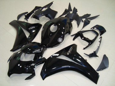 Brillante Negro Chrome Calcomanías Carenado Moto Honda CBR 1000 RR 08-11