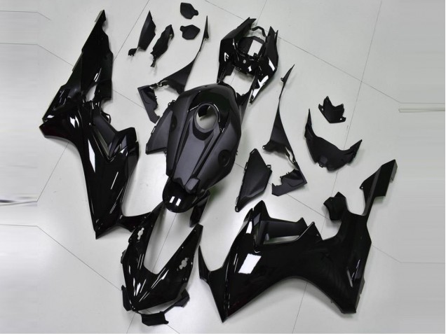 Brillante Negro Mate Carenado Moto Honda CBR 1000 RR 17-23 Brillante Negro Mate Carenado Moto Honda CBR 1000 RR 17-23