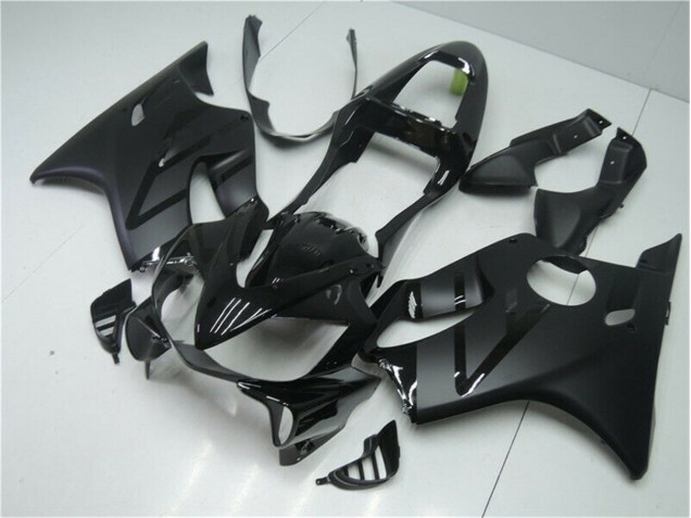Brillante Negro Mate Carenado Moto Honda CBR 600 F4i 01-03 Brillante Negro Mate Carenado Moto Honda CBR 600 F4i 01-03