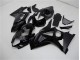 Brillante Negro Mate Carenado Moto Suzuki GSXR 1000 K7 07-08 Brillante Negro Mate Carenado Moto Suzuki GSXR 1000 K7 07-08