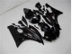Brillante Negro Mate Carenado Moto Yamaha R6 06-07