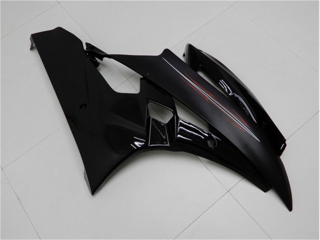 Brillante Negro Mate Carenado Moto Yamaha R6 06-07