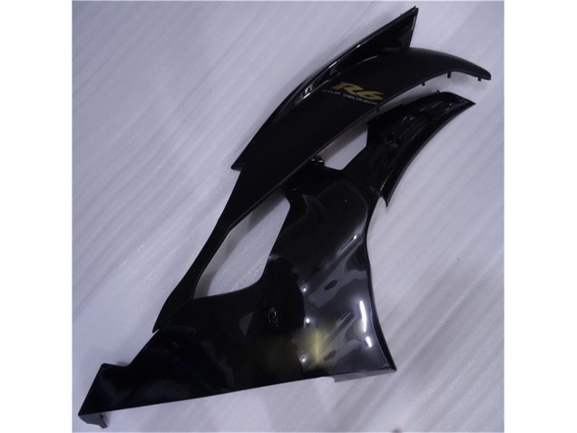 Brillante Negro Mate Carenado Moto Yamaha R6 08-16 Brillante Negro Mate Carenado Moto Yamaha R6 08-16