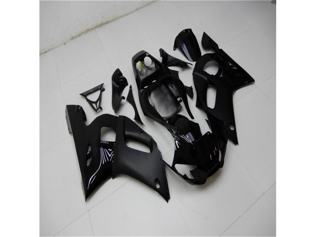 Brillante Negro Mate Carenado Moto Yamaha R6 98-02 Brillante Negro Mate Carenado Moto Yamaha R6 98-02