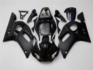 Brillante Negro Mate Carenado Moto Yamaha R6 98-02