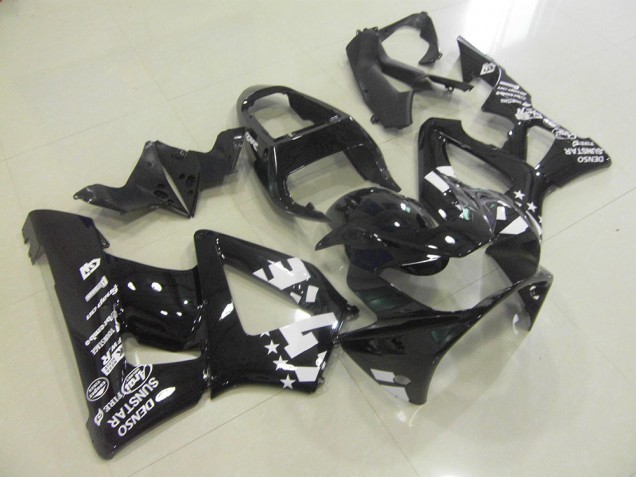 Brillante Negro con Start Carenado Moto Honda CBR 900 RR 929 00-01 Brillante Negro con Start Carenado Moto Honda CBR 900 RR 929 00-01