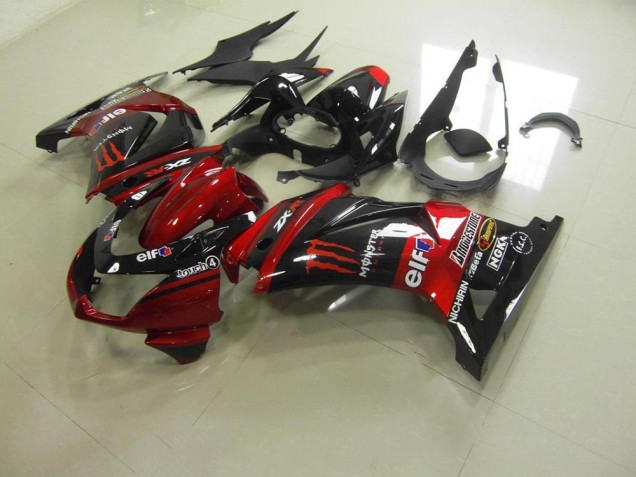 Caramelo Rojo Monster Carenado Moto Kawasaki ZX 250R 08-12 Caramelo Rojo Monster Carenado Moto Kawasaki ZX 250R 08-12