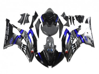Gris Azul Tiburón Carenado Moto Yamaha R6 08-16
