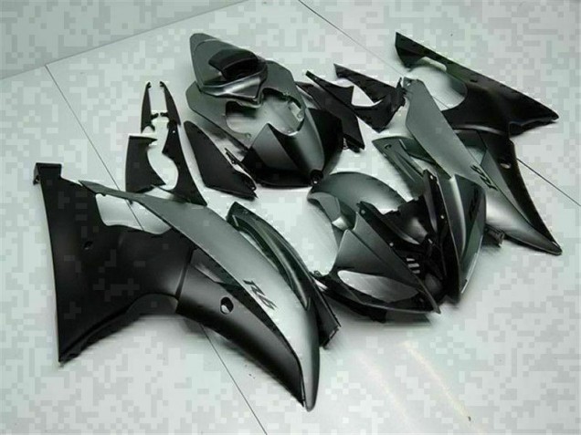 Gris Negro ABS Carenado Motocicleta Yamaha R6 08-16 Gris Negro ABS Carenado Motocicleta Yamaha R6 08-16