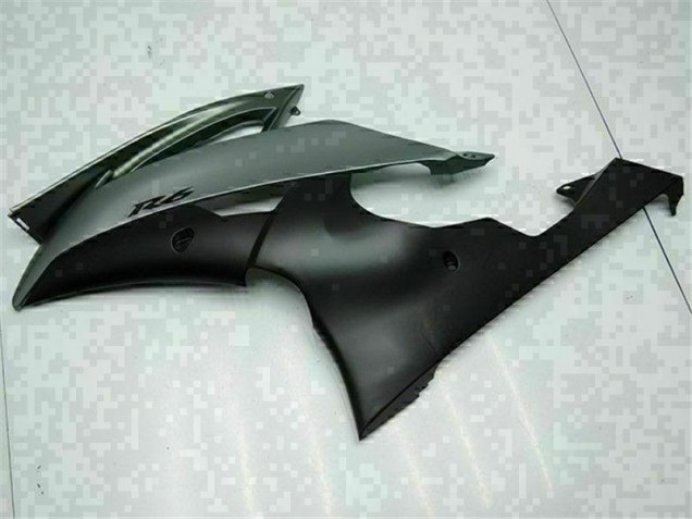 Gris Negro ABS Carenado Motocicleta Yamaha R6 08-16 Gris Negro ABS Carenado Motocicleta Yamaha R6 08-16
