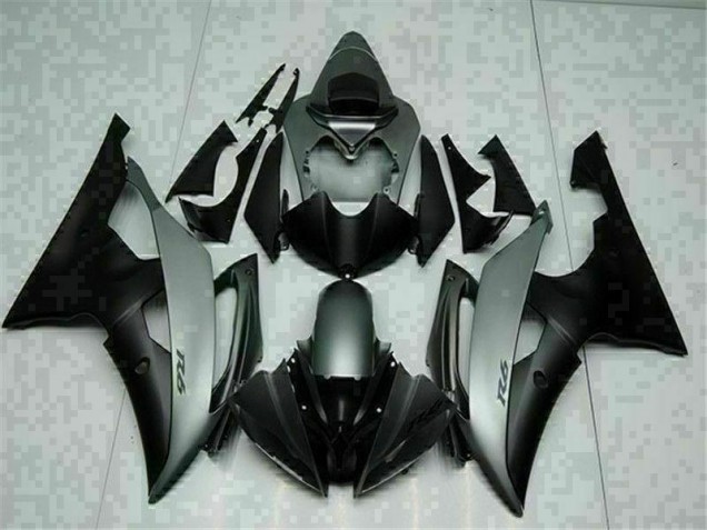 Gris Negro ABS Carenado Motocicleta Yamaha R6 08-16 Gris Negro ABS Carenado Motocicleta Yamaha R6 08-16