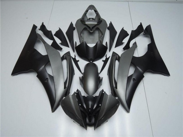 Gris Negro Inyección Kit Carenado Moto Yamaha R6 08-16 Gris Negro Inyección Kit Carenado Moto Yamaha R6 08-16