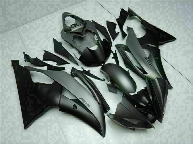 Gris Negro Inyección Kits Carenado Moto Yamaha R6 08-16 Gris Negro Inyección Kits Carenado Moto Yamaha R6 08-16