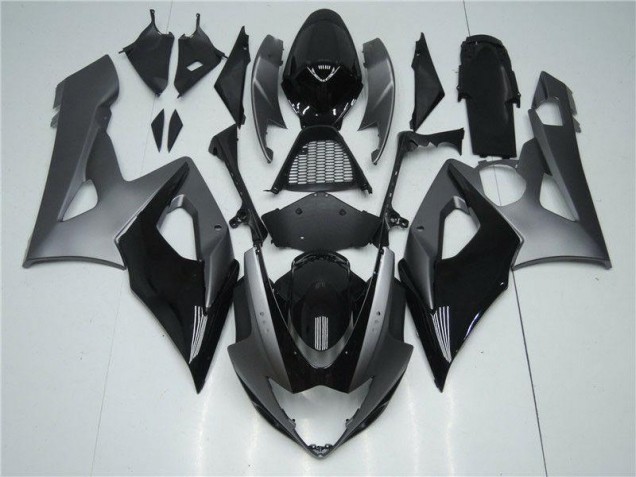 Gris Negro Kits Carenado Moto Suzuki GSXR 1000 K5 05-06 Gris Negro Kits Carenado Moto Suzuki GSXR 1000 K5 05-06