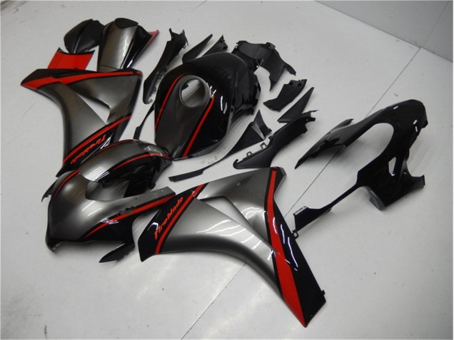 Gris Rojo Negro Carenado Moto Honda CBR 1000 RR 08-11 Gris Rojo Negro Carenado Moto Honda CBR 1000 RR 08-11