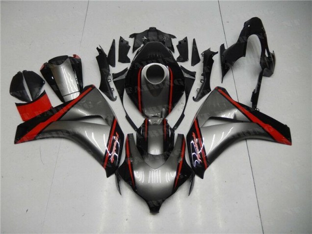 Gris Rojo Negro Carenado Moto Honda CBR 1000 RR 08-11 Gris Rojo Negro Carenado Moto Honda CBR 1000 RR 08-11