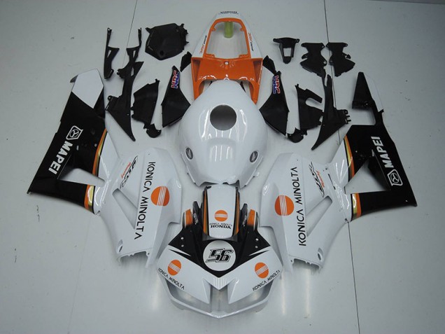 Konica Minolta 56 Carenado Moto Honda CBR 1000 RR 12-16 Konica Minolta 56 Carenado Moto Honda CBR 1000 RR 12-16