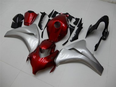 Carenado Moto Honda CBR1000RR 2008-2011 - Plata Rojo Granate