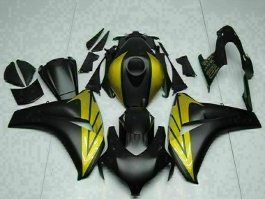 Carenado Moto Honda CBR1000RR 2008-2011 - Negro Mate Oro