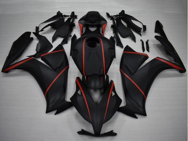 Carenado Moto Honda CBR1000RR 2012-2016 - Negro Mate Rojo