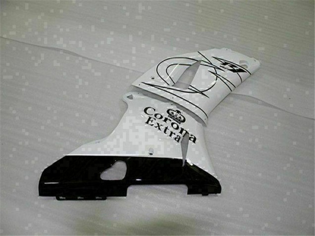 Carenado Moto Yamaha YZF R1 2000-2001 - Blanco Negro Corona Extra