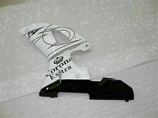 Carenado Moto Yamaha YZF R1 2000-2001 - Blanco Negro Corona Extra