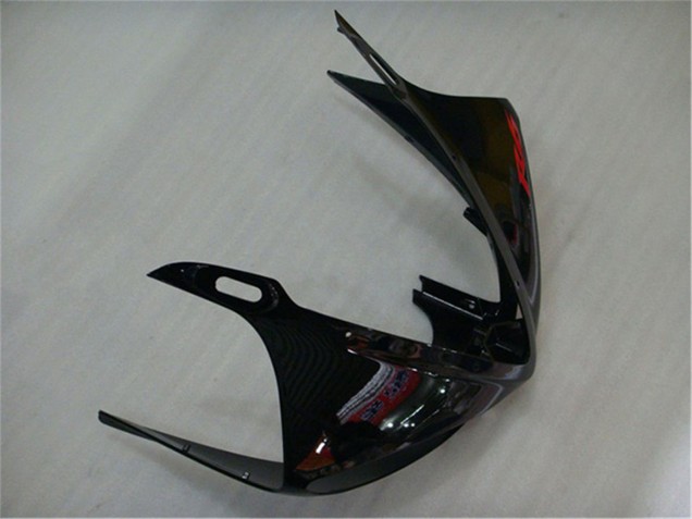 Carenado Moto Yamaha YZF R6 2003-2004 - Negro Brillante Negro Mate Rojo Calcomanías