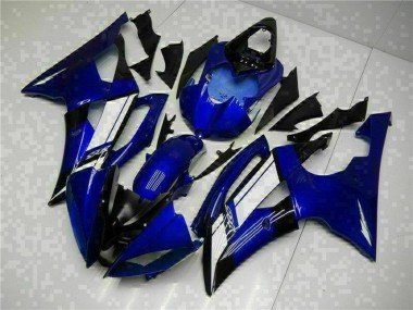 Carenado Moto Yamaha YZF R6 2008-2016 - Azul Blanco